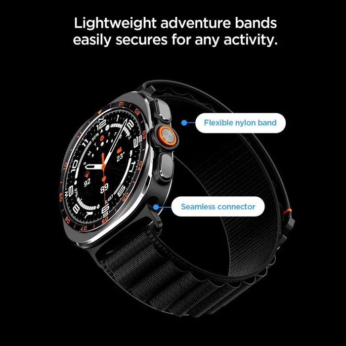 Spigen WBF1 Band Samsung Galaxy Watch Ultra 1 / 2 2024-2026 47 mm Black