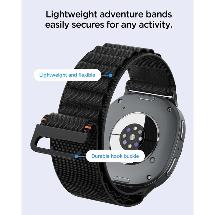 Spigen WBF1 Band Samsung Galaxy Watch 8 / 9 / Classic 40/44/46 mm Black