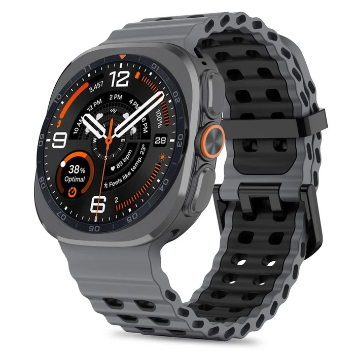 Tech-Protect Iconband Pro Samsung Galaxy Watch Ultra 1 / 2 2024-2026 47 mm Grey/black