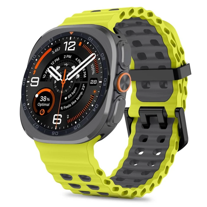 Tech-Protect Iconband Pro Samsung Galaxy Watch Ultra 1 / 2 2024-2026 47 mm Lime/black
