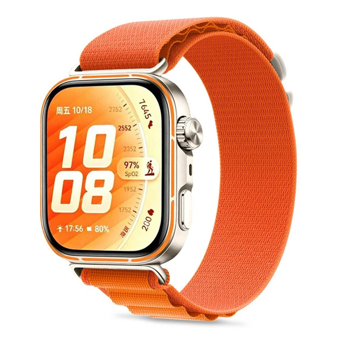 Tech-Protect Nylon Pro Huawei Watch Fit 3 / 4 / 4 Pro / 5 / 5 Pro Orange