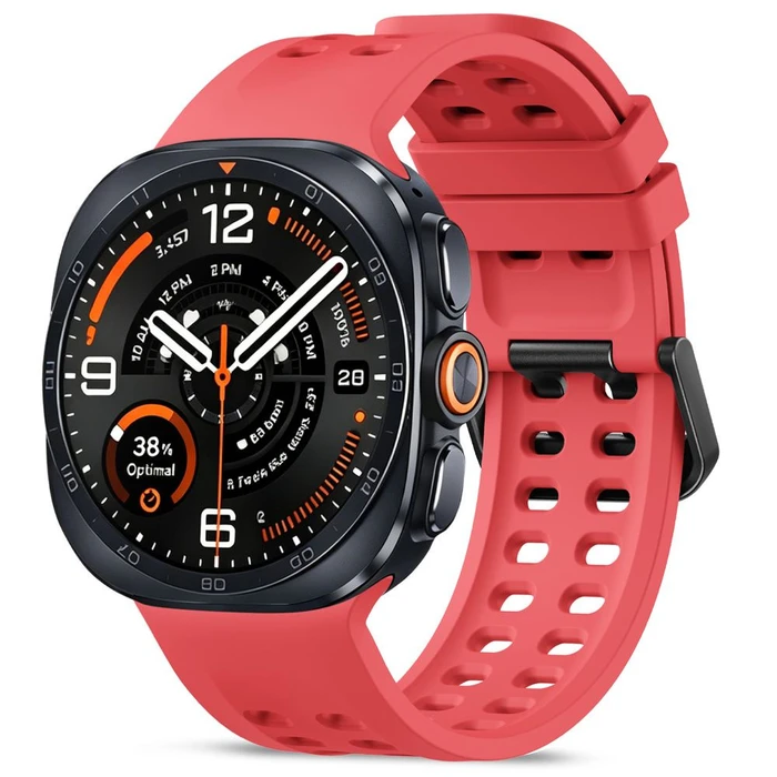 Tech-Protect Silicone Air Samsung Galaxy Watch Ultra 1 / 2 2024-2026 47 mm Crimson Red