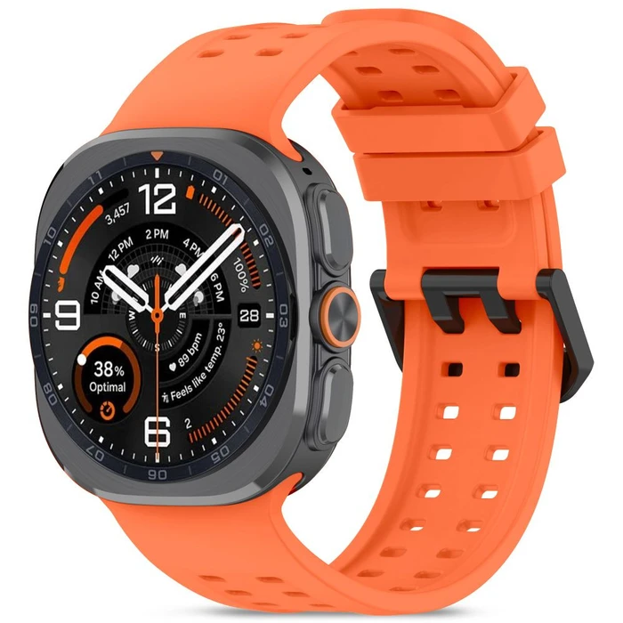 Tech-Protect Silicone Air Samsung Galaxy Watch Ultra 1 / 2 2024-2026 47 mm Tangarine Orange