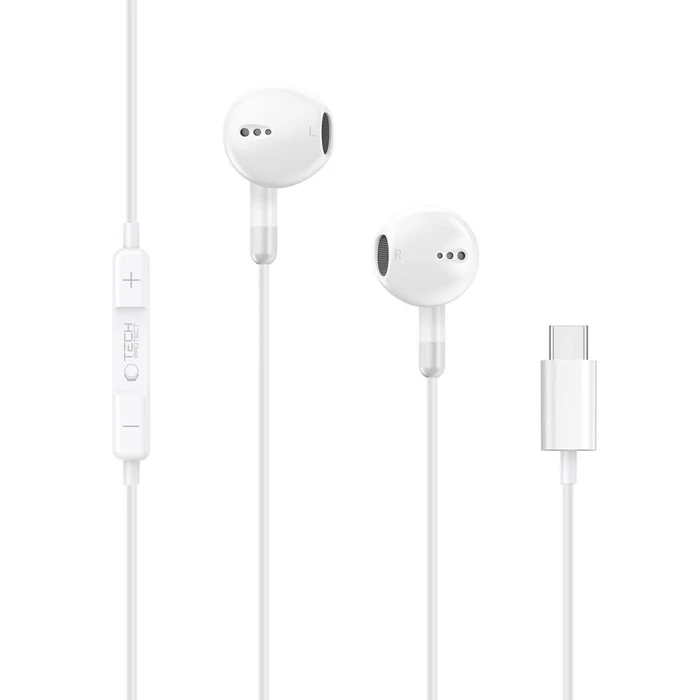 Tech-Protect Ultraboost USB-C Earphone Core G4 White