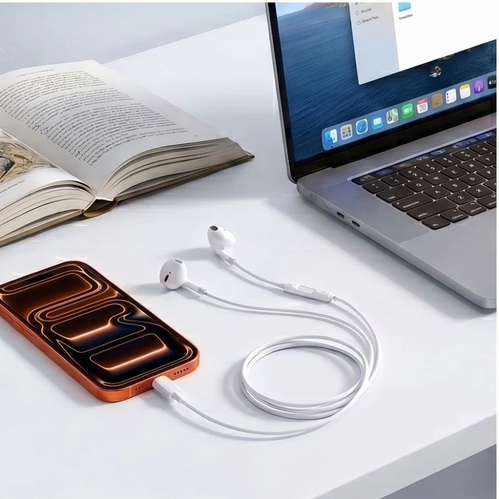 Tech-Protect Ultraboost USB-C Earphone Core G4 White