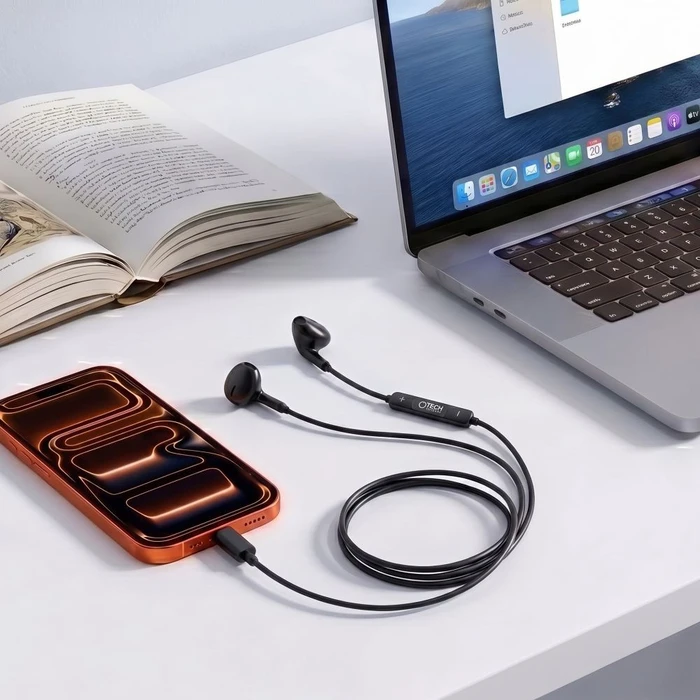 Tech-Protect Ultraboost USB-C Earphone Core G4 Black