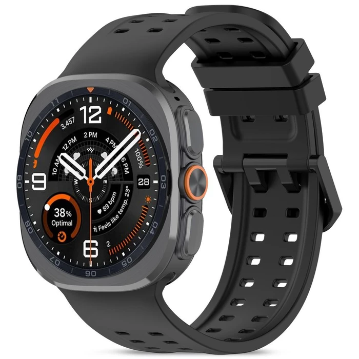 Tech-Protect Silicone Air Samsung Galaxy Watch Ultra 1 / 2 2024-2026 47 mm Black