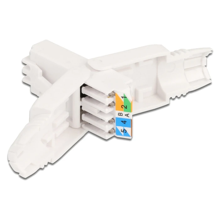 Βύσμα Δικτύου Delock RJ45 CAT 6A UTP 86978, tool-free, λευκό