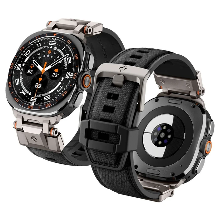 Spigen DuraPro Armor Band Samsung Galaxy Watch Ultra 1 / 2 2024-2026 47 mm Black