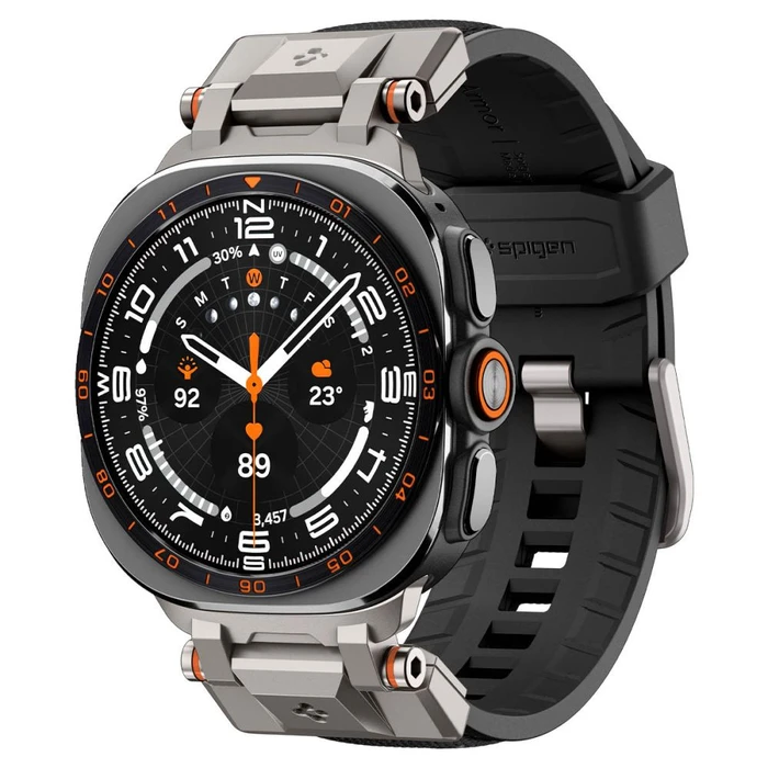Spigen DuraPro Armor Band Samsung Galaxy Watch Ultra 1 / 2 2024-2026 47 mm Black