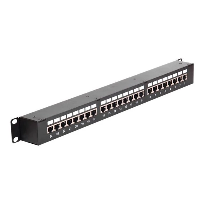 Patch Panel Delock with couplers - 1U - 19"