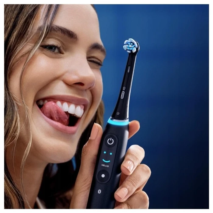 Ανταλλακτικές κεφαλές Oral-B iO Ultimate Clean EB6 — 6 τεμ., Μαύρο