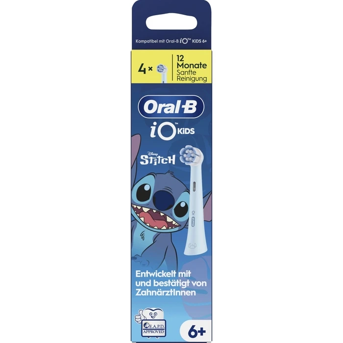 Ανταλλακτικές κεφαλές οδοντόβουρτσας Oral-B iO Kids Disney Stitch 4 τεμάχια