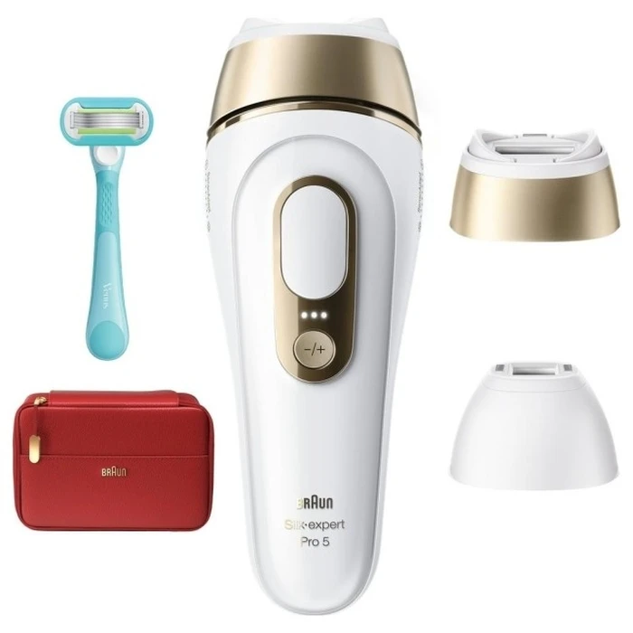 Braun Silk‑expert Pro 5 PL5221 IPL Hair Removal Device – White/Gold