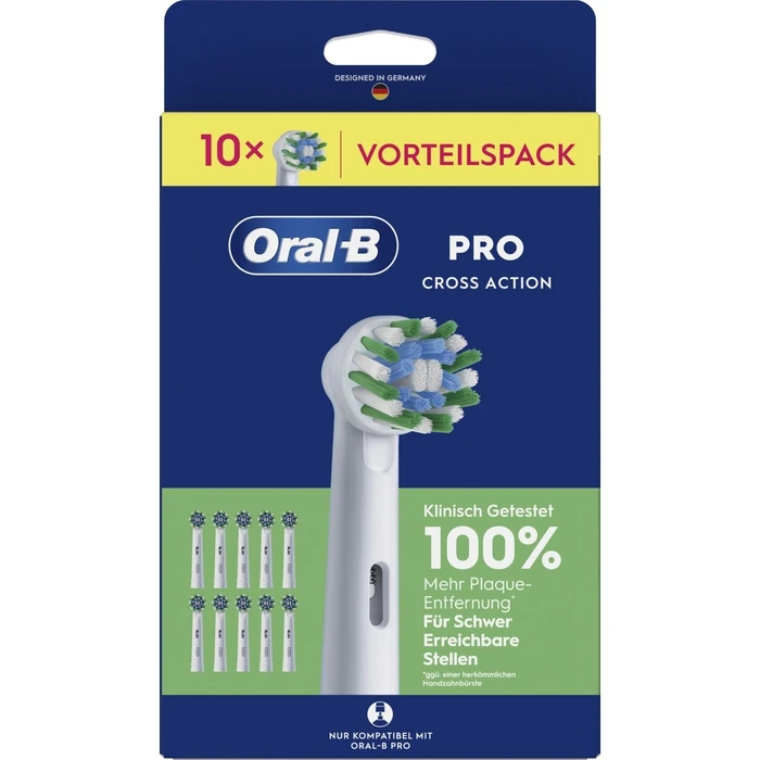Oral-B Pro CrossAction Ανταλλακτικές Κεφαλές Οδοντόβουρτσας 10 τεμάχια