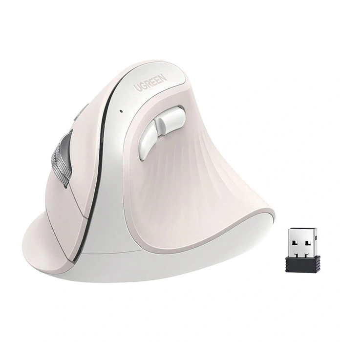 UGREEN MU008MINI BT 2.4G Vertical Mouse (white)