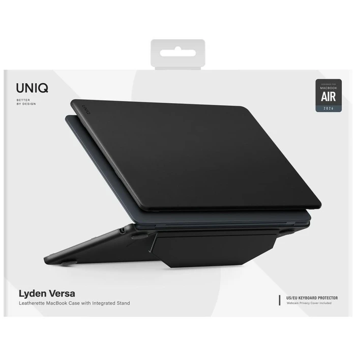 UNIQ Lyden Versa MacBook Air 13" M2 2022 / M3 2024 / M4 2025 / M5 2026 black