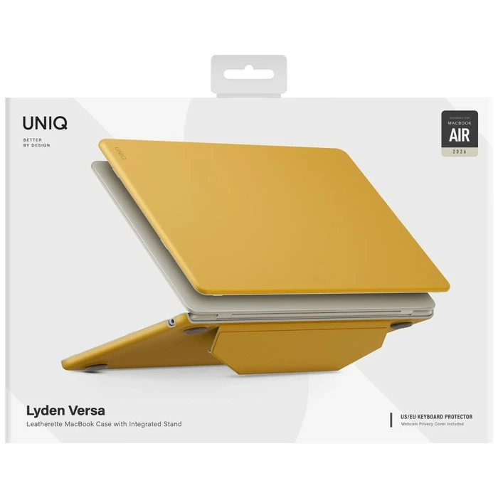 UNIQ Lyden Versa MacBook Air 13" M2 2022 / M3 2024 / M4 2025 / M5 2026 yellow