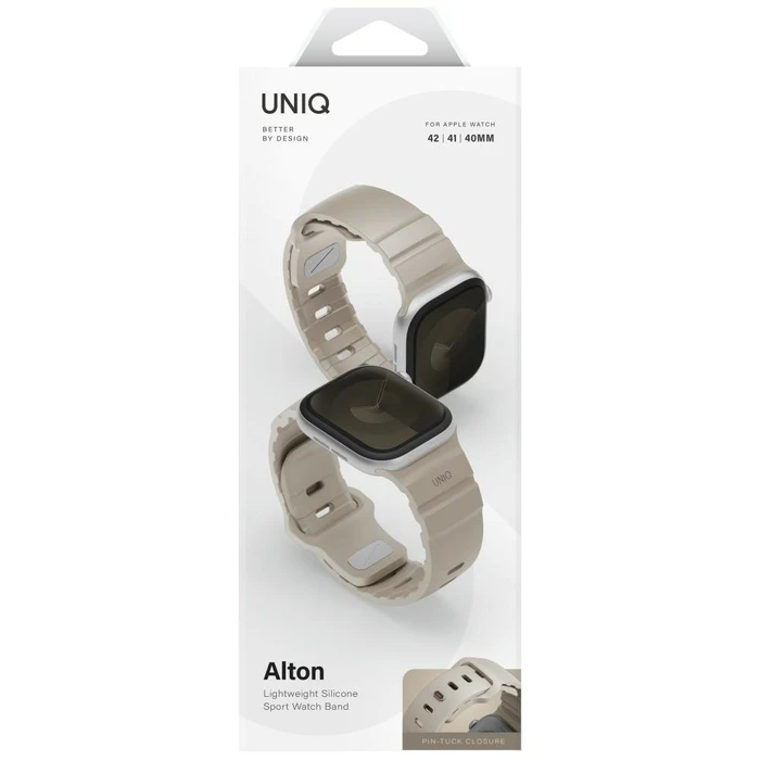 UNIQ Alton Silicone Apple Watch 42/41/40mm sand