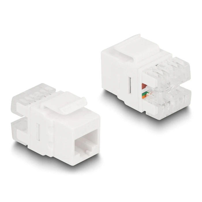 Βάση Keystone Delock σετ 87104 με 3x Keystone module, RJ45/RJ11 Cat.6