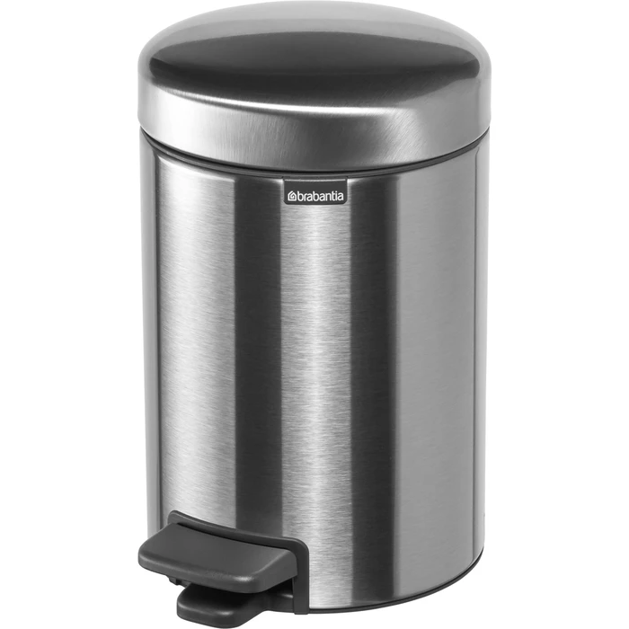 Κάδος με πεντάλ Brabantia NewIcon 3 L, ατσάλι ματ