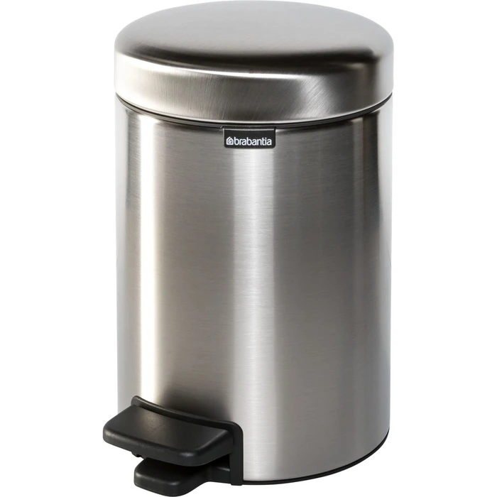 Brabantia NewIcon 3 L Pedal Bin - Brilliant Steel