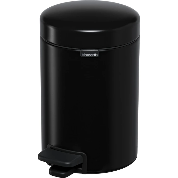 Brabantia NewIcon Pedal Bin 3 L Black Matt