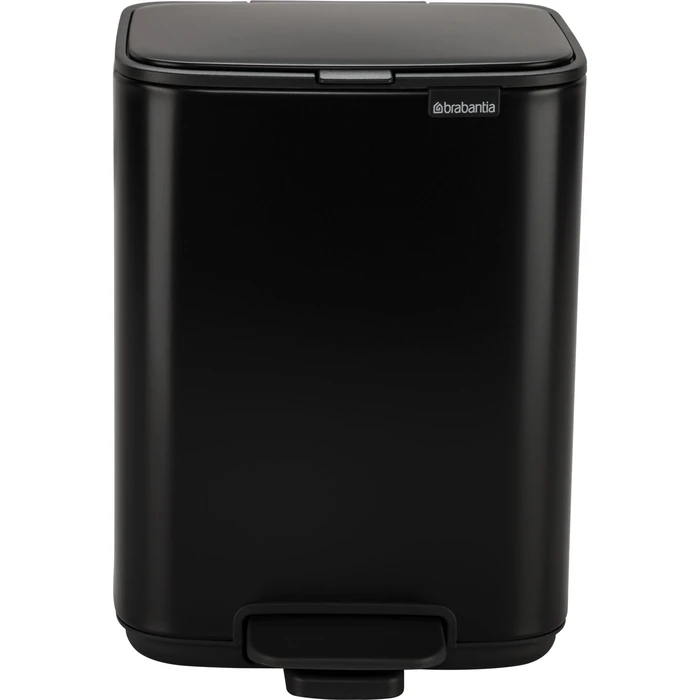 Brabantia BO Treteimer Κάδος Απορριμμάτων Πεντάλ 4 lt Ματ Μαύρο