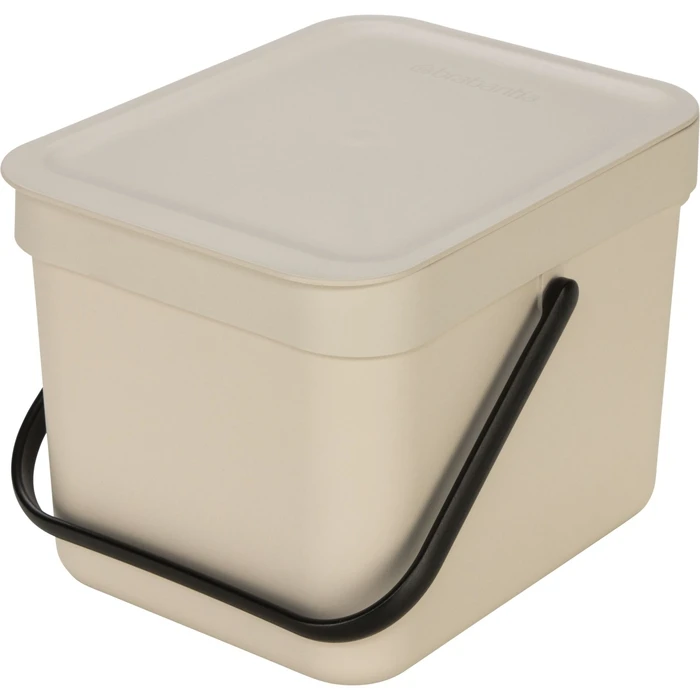 Brabantia Sort & Go Waste Bin 6 L - Soft Beige