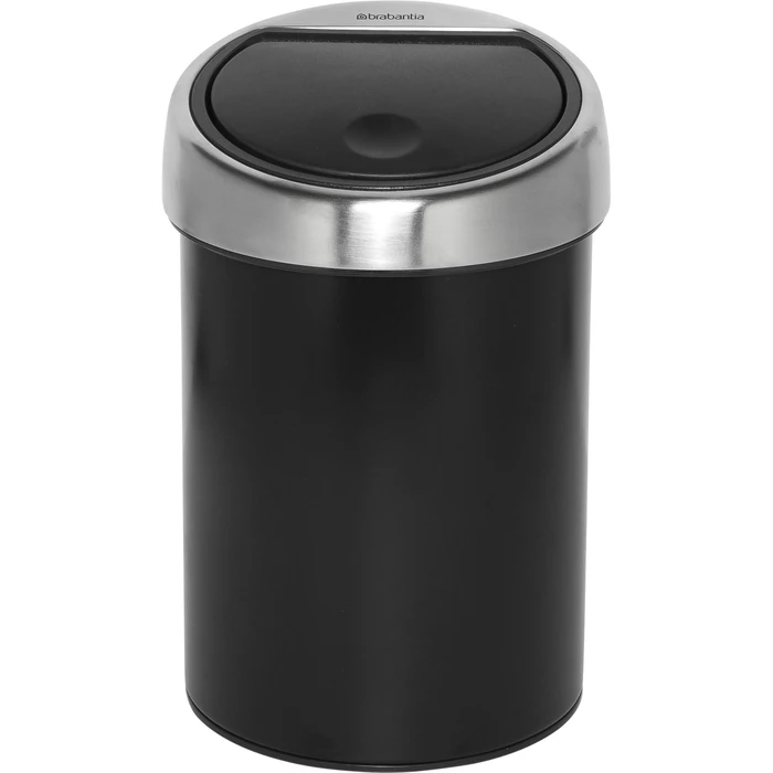 Κάδος Απορριμμάτων Brabantia Touch Bin 3L Μαύρο Ματ