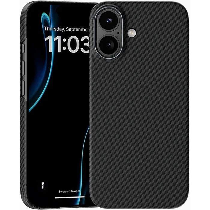 Benks Magnetic Armor Air Kevlar Metal Frame 600D Apple iPhone 17 black
