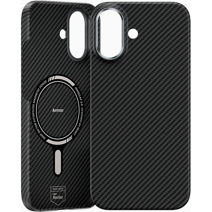 Benks Magnetic Armor Air Kevlar Metal Frame 600D Apple iPhone 17 black