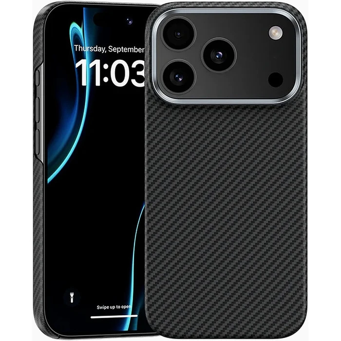 Benks Magnetic Armor Air Kevlar Metal Frame 600D Apple iPhone 17 Pro black