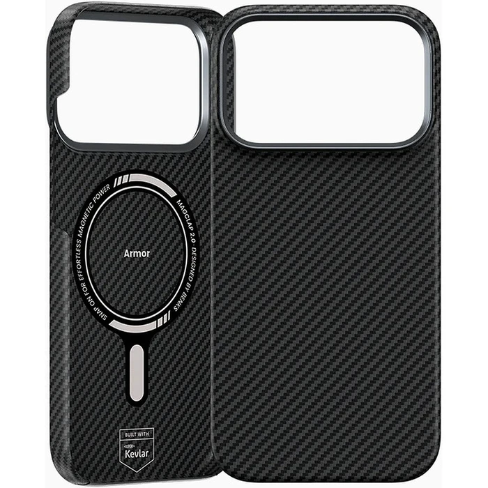 Benks Magnetic Armor Air Kevlar Metal Frame 600D Apple iPhone 17 Pro black