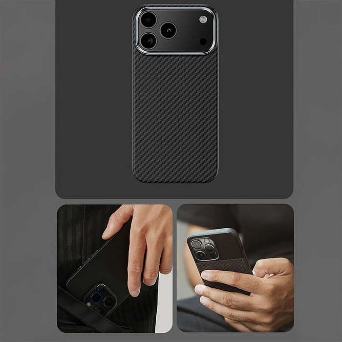 Benks Magnetic Armor Air Kevlar Metal Frame 600D Apple iPhone 17 Pro black