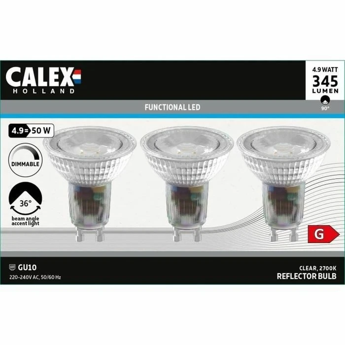 Λάμπα LED Calex Λευκό G 4,9W (2700 K)