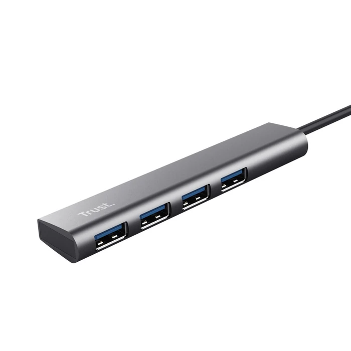 USB Hub Trust 24948 HALYX 4C Γκρι