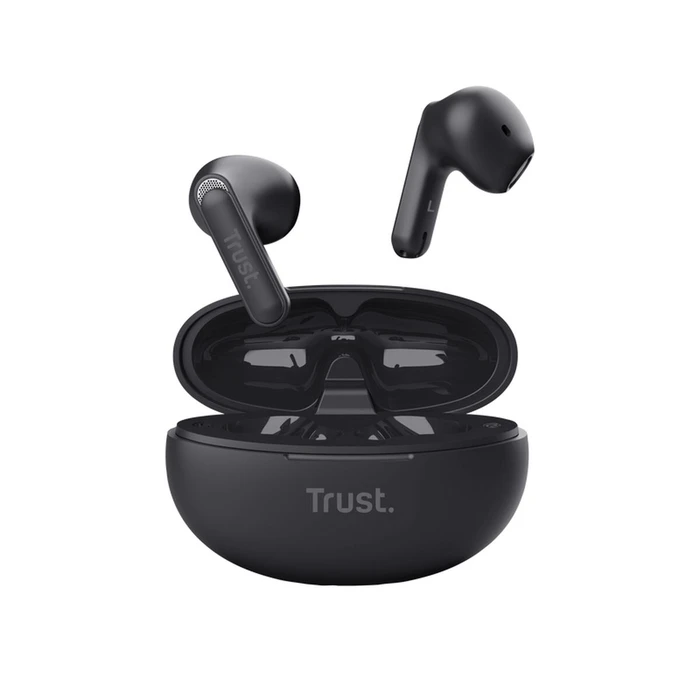 Bluetooth Headset Trust Yavi Μαύρο