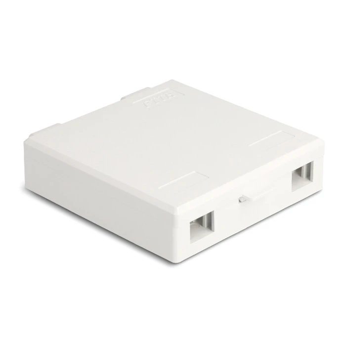 Κυτίο σύνδεσης οπτικών ινών Delock 87139 τοίχου, 2x SC Simplex/LC Dublex