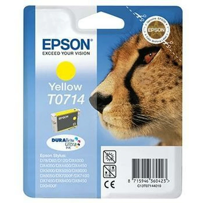 Αυθεντικό Μελάνι Epson T0714 Κίτρινο