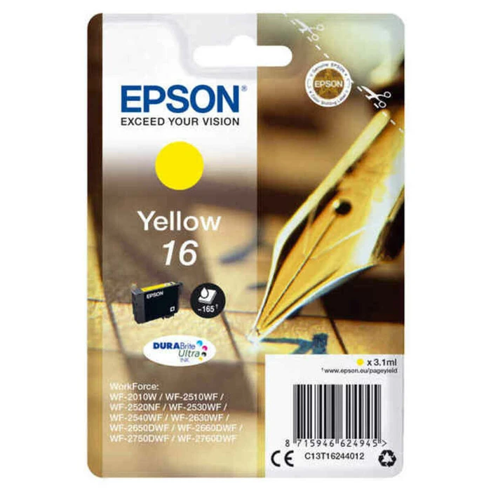 Αυθεντικό Μελάνι Epson 16 Κίτρινο