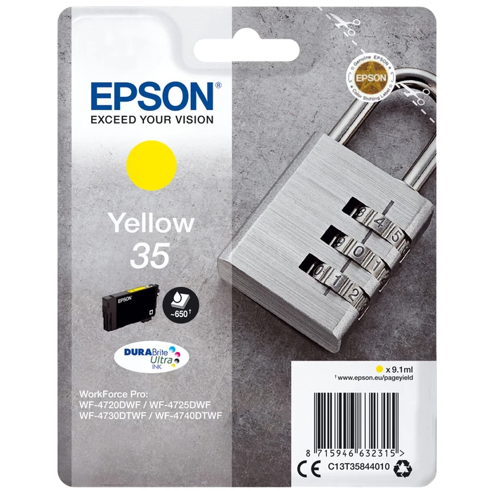 Αυθεντικό Μελάνι Epson C13T35844010 (16,1 ml) Κίτρινο