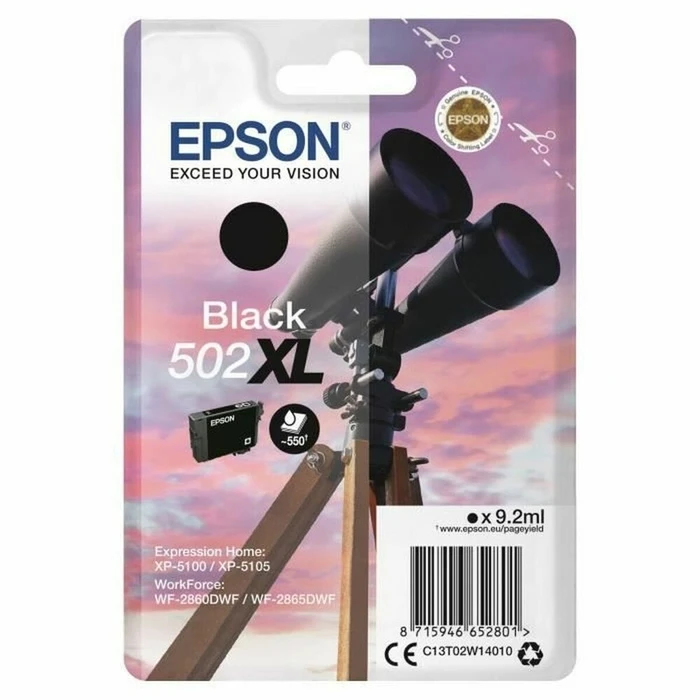 Μελάνι Εκτυπωτή Epson C13T02W14020 Μαύρο