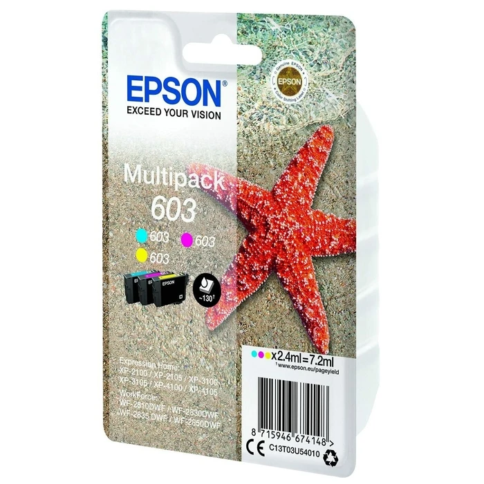 Αυθεντικό Μελάνι Epson C13T03U54020 7,2 ml Πολύχρωμο