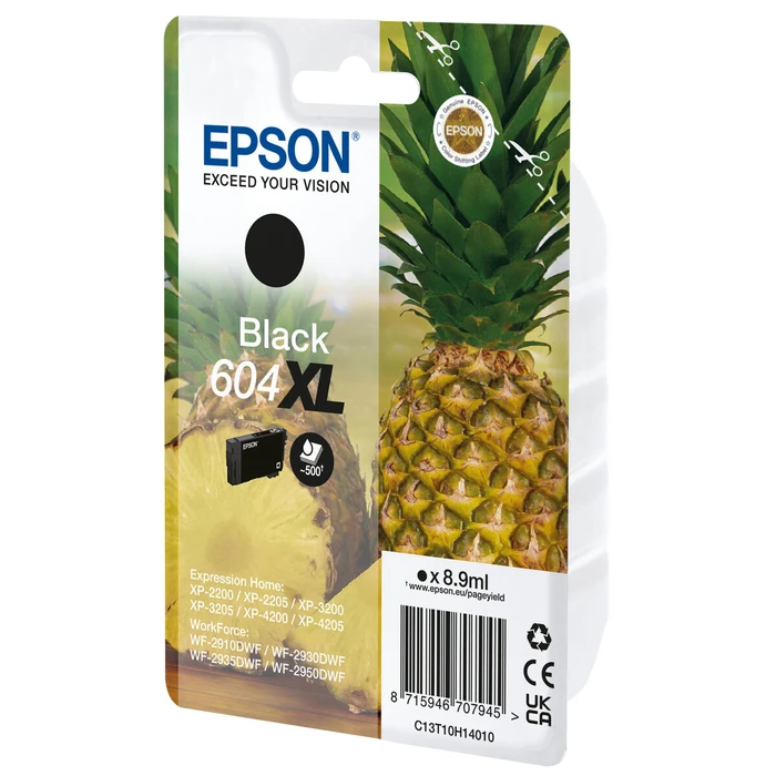 Αυθεντικό Μελάνι Epson 604 XL Μαύρο