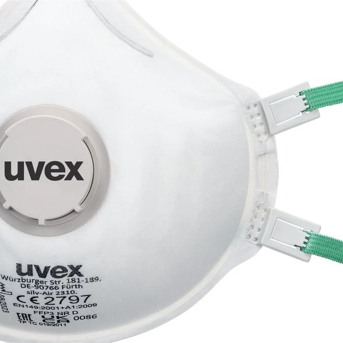uvex silv-Air c 2310 planet FFP3 respirator mask - 15 pack