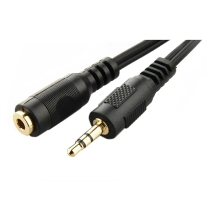 Καλώδιο Προέκτασης Jack 3.5 mm GEMBIRD CCA-421S Μαύρο (5 m)