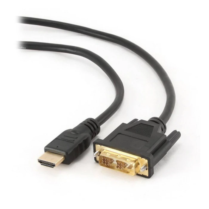 Καλώδιο HDMI σε DVI GEMBIRD CC-HDMI-DVI-0.5M (0,5 m) Μαύρο