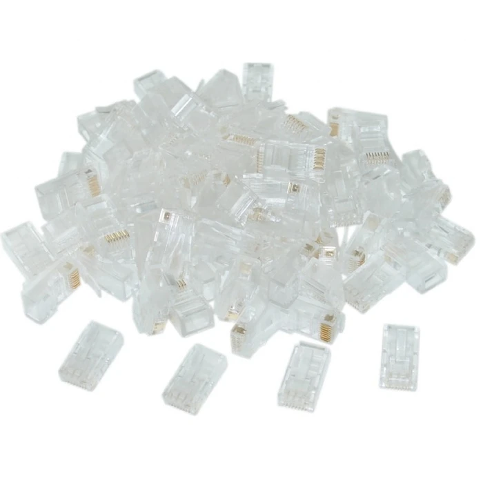 Βύσματα Δικτύου Cablexpert 8P8C for SOLID CAT6 LAN 100PCS/BAG