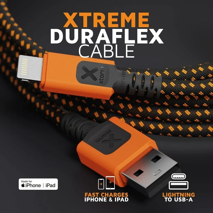 Xtorm Xtreme USB-A to Lightning Cable Πορτοκαλί 1.5m CXX2001